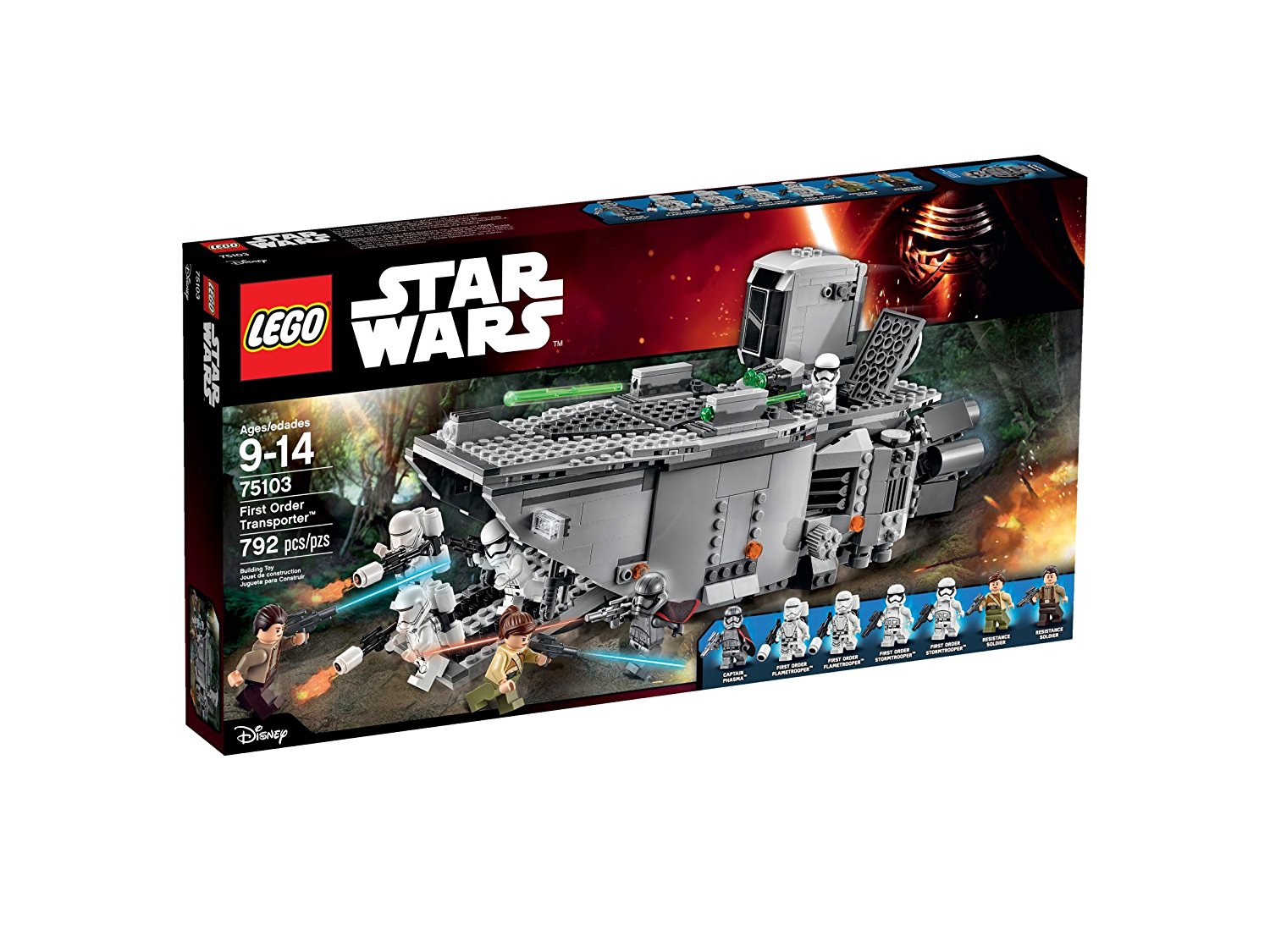 NEW LEGO Star Wars First Order Transporter 75103 Building Kit - Click Image to Close